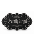 Placa "Family Crypt"