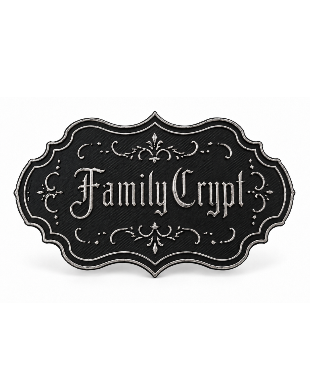 Placa "Family Crypt"