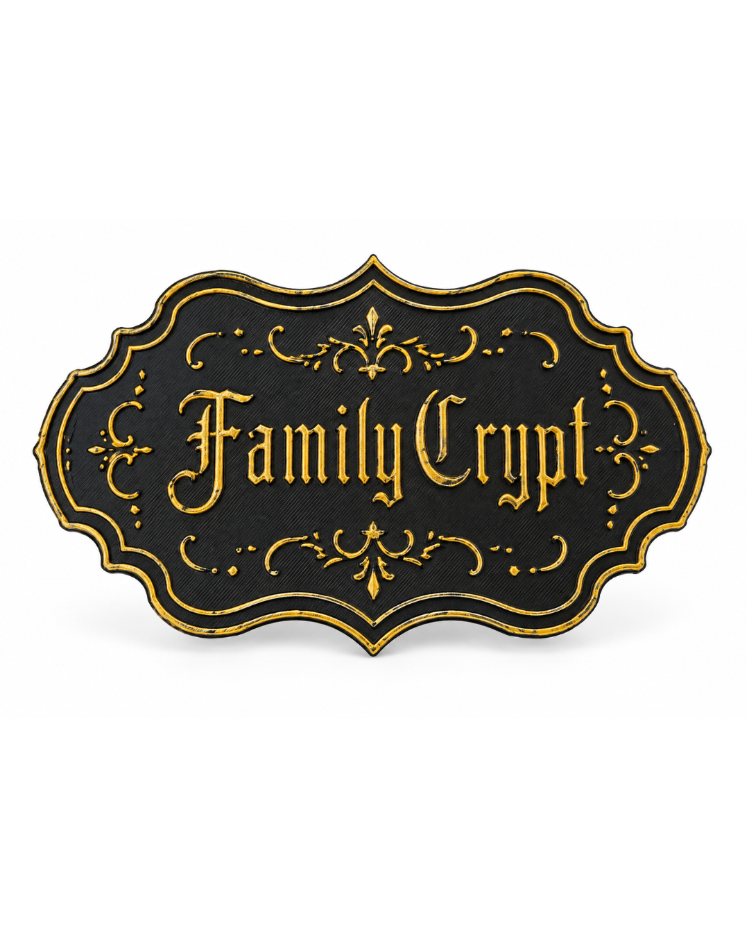 Placa "Family Crypt"